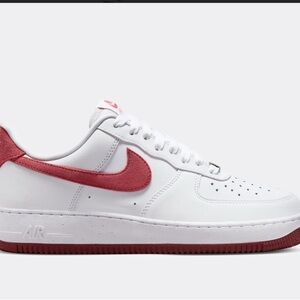 Nike W Air Force 1 Low Adobe Dragon Red  sz 7.5 M